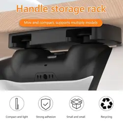 ABS Game Console Controller Hanger Bracket for PS5 PS4 Handle Hanging Storage Rack Sticker Under Desk Gamepad Hook Holder Stand