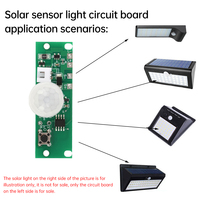 3.7V Solar Lamp Board Control Sensor Night Light Module Controller Module Infrared Body Induction Human Presence Solar Board