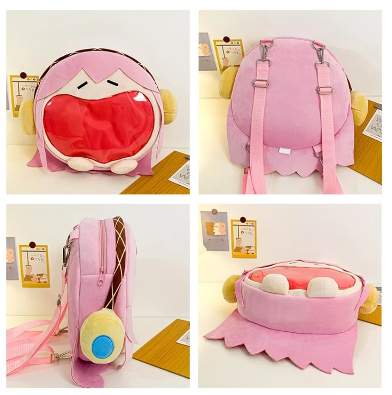 Hatsune Miku Backpack Anime Cute Cartoon Plush Backpack Kawaii Large Capacity Fufu Itbag Jelly Bag As A Birthday Gift for Friend