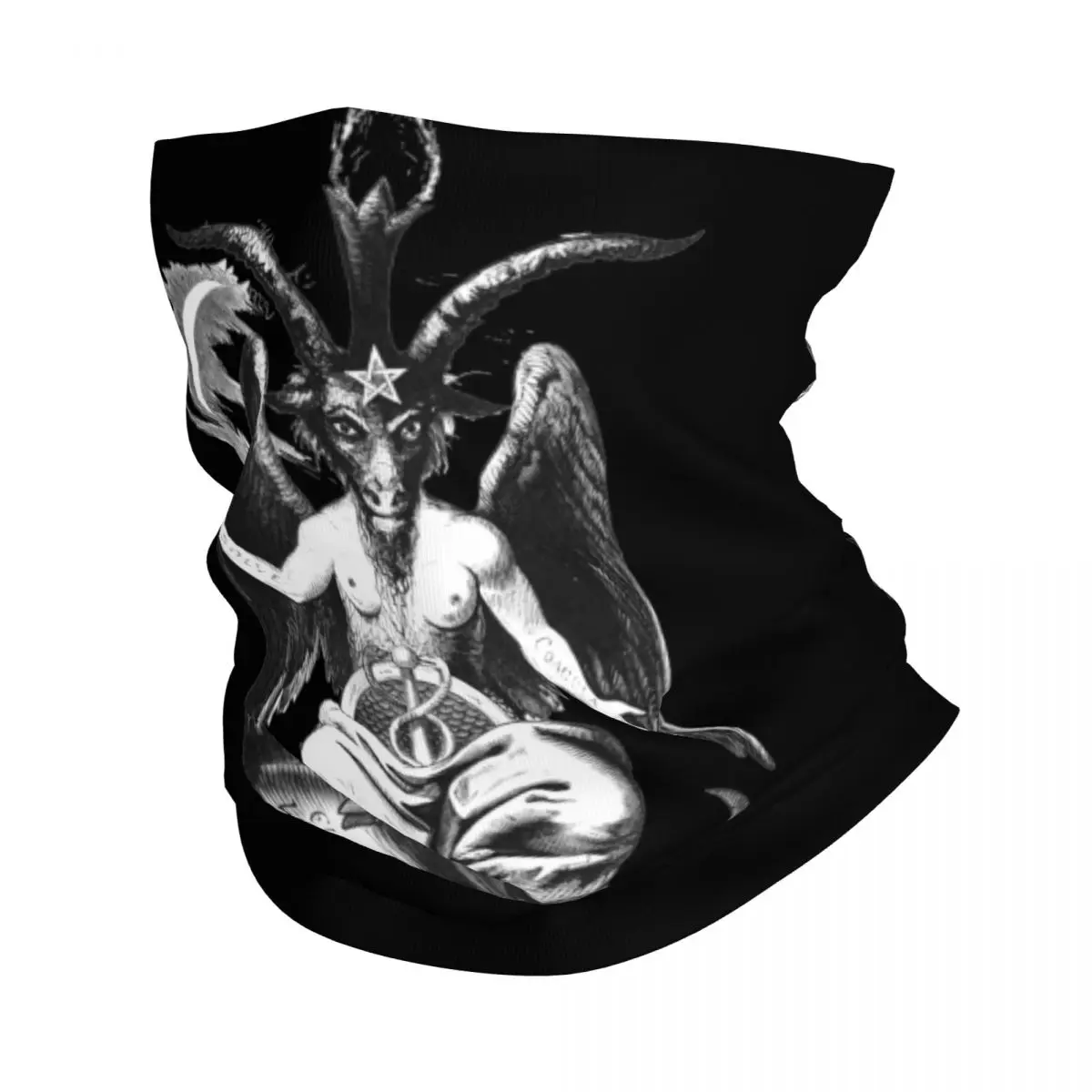 

Зимняя повязка на голову Baphomet, обогреватель шеи для мужчин и женщин, походный охотничий шарф-труба, Женская бандана для лица, гетры