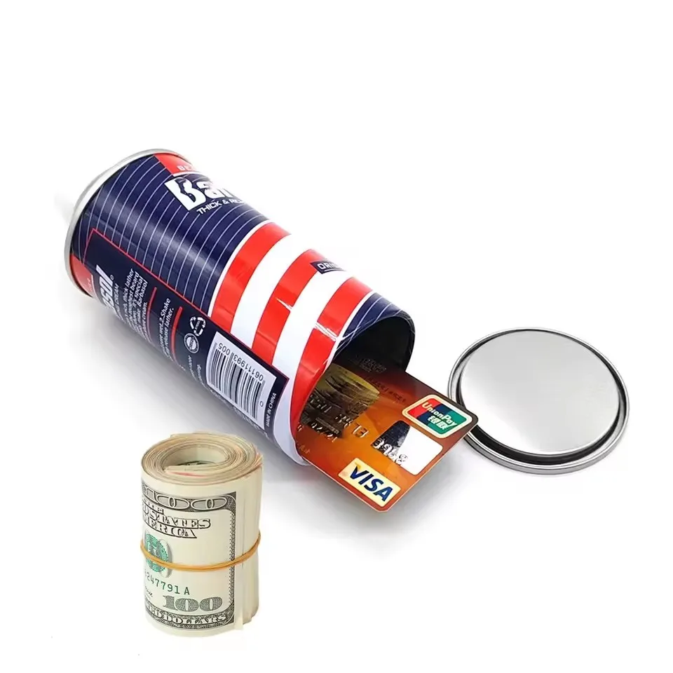 Hidden Simple  Cash Ring Tool Secret Money Portable Container For Case Storage Watch Box Container Jewelry Waterproof Stash