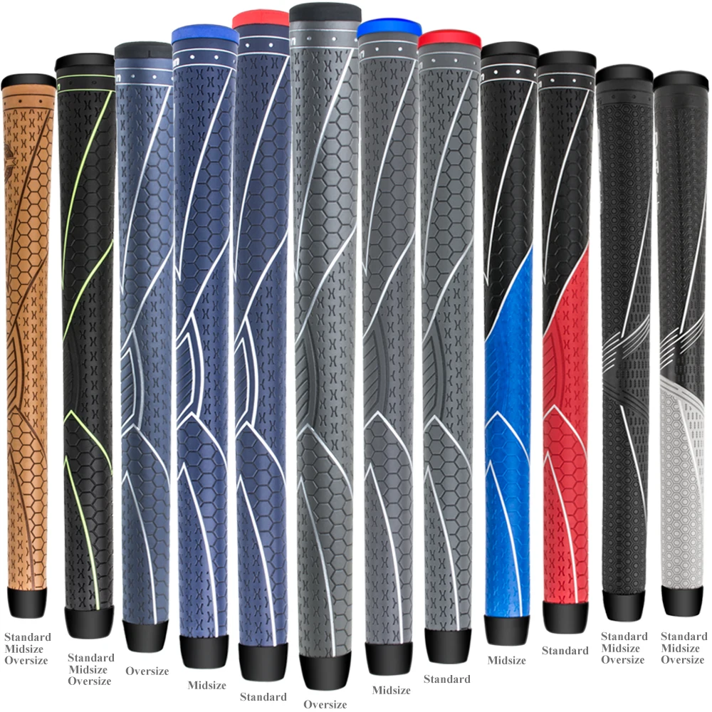 NEW Golf Grip OVERSIZE/Midsize/Standard AVS Gray Golf Club Grip Polymer technology