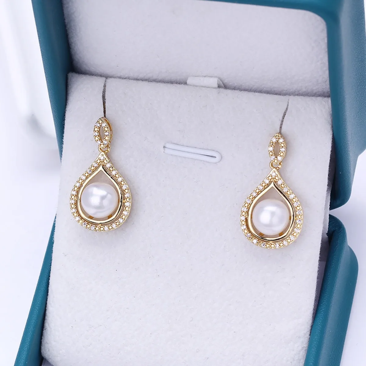 Durable Color‑Retaining Brass 14K Gold‑Filled Blank Setting Handmade Findings For Natural Pearl Earring & Pendant DIY