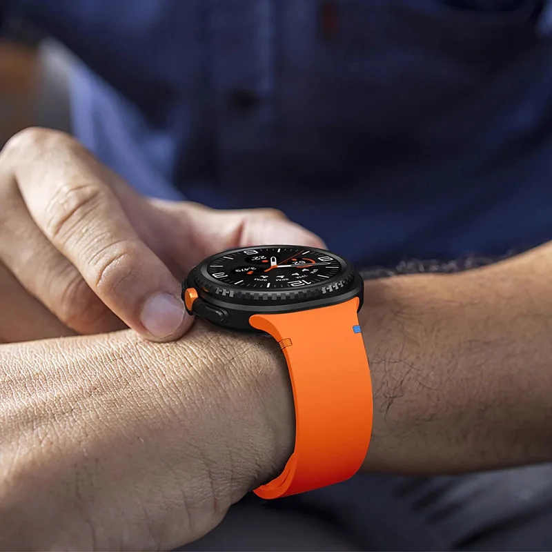 Silicone Band for Samsung Galaxy Watch 8 Strap Accessories Smartwatch Rubber no gaps Bracelet for Samsung Watch 8 Classic Strap