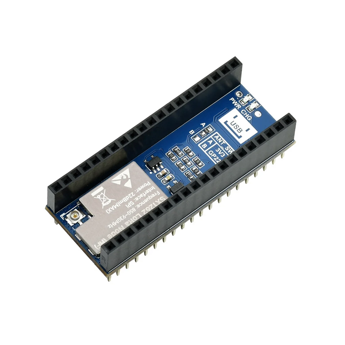 Módulo Placa de Expansão para Raspberry Pi, Pico LORA Node, SX1262, 902-930MHz, Suporte LoRaWAN