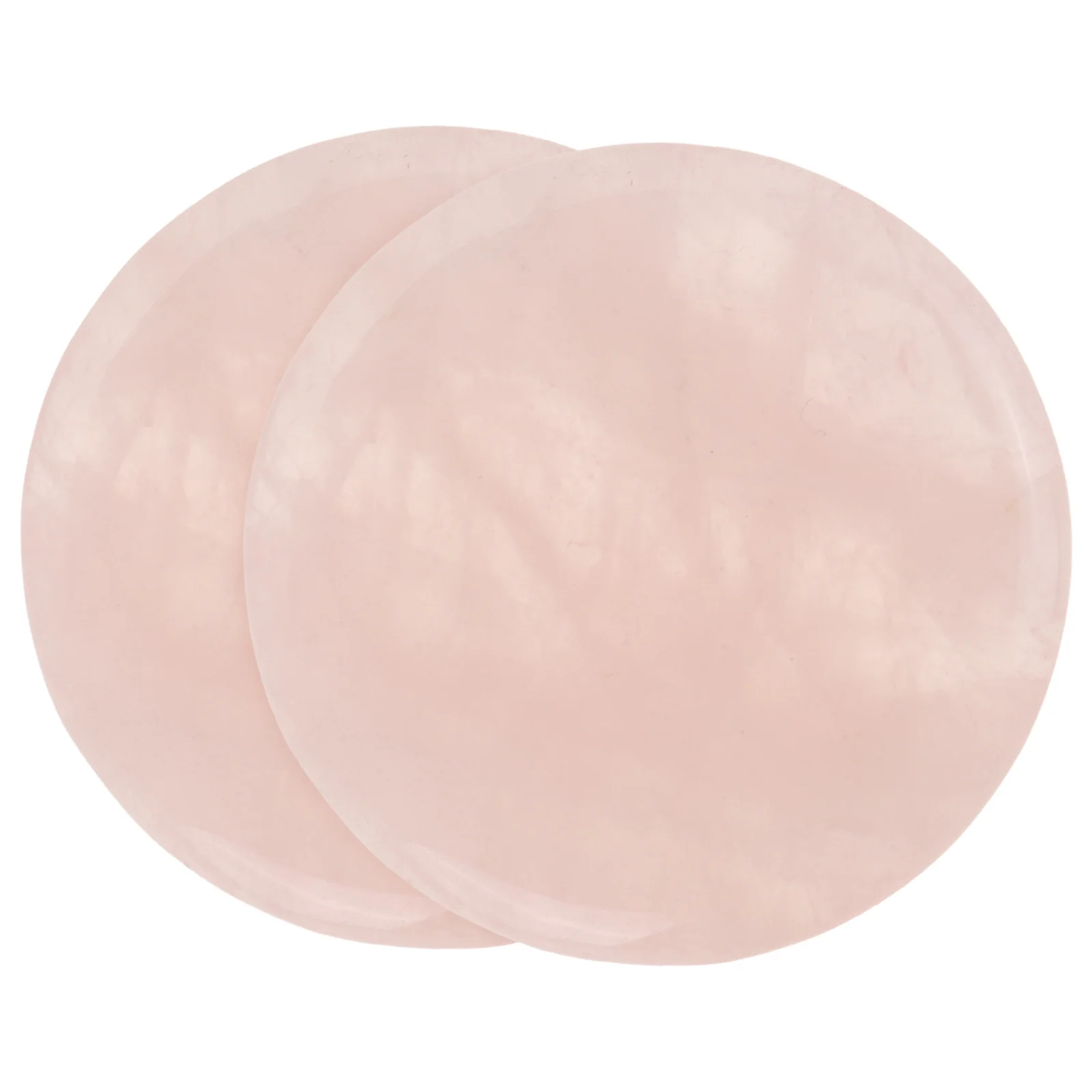 2 個の翡翠石まつげエクステンションツールプレミアムグルーパレットパッドは、速乾性を防ぎ、まつげの適用に長く使用できます。