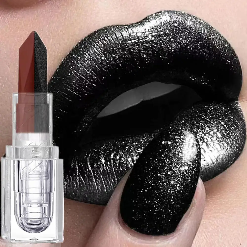 2 In 1 Lip Liner Rossetto Impermeabile di Lunga Durata Idratante Lip Tint Sexy Antiaderente Trucco Tazza Opaca Labbra di Diamanti Perle V7j8