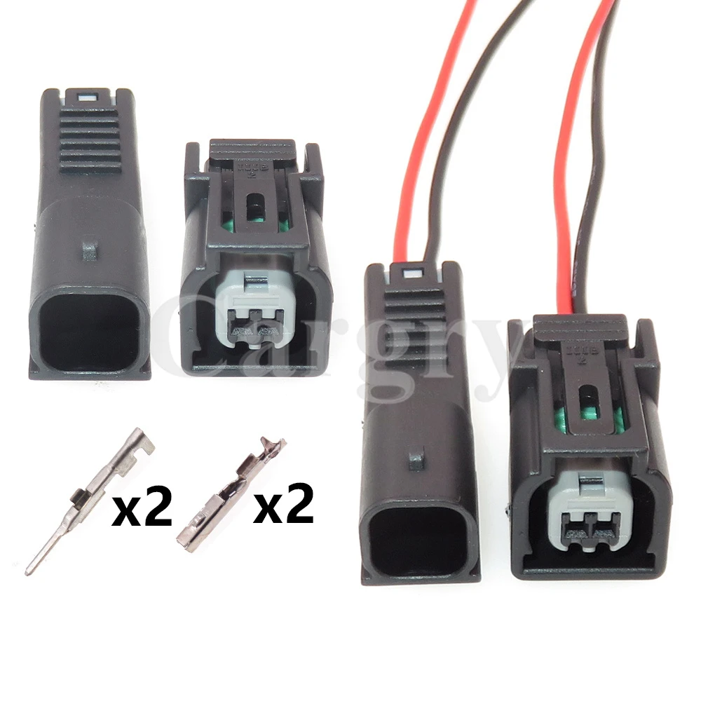 1 Set 2P 6189-6904 AC Assembly Car Nozzle Electric Spray Wire Connector For Honda Auto Modification Socket Accessories