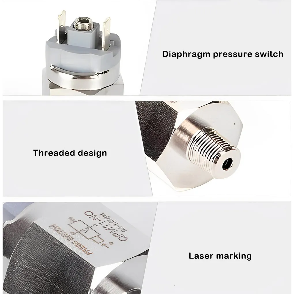 Pressure Switch Compressor Hydraulic Diaphragm High Fit Controller Small Firm Repairing Shop Accessory QPM11-NC-02