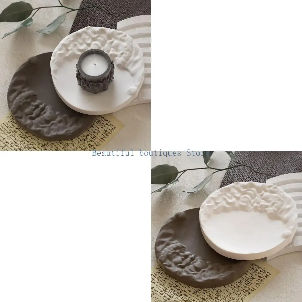 

U4LF Large Sturdy Silicone Mold for Resin Castes Tray Dish Epoxy Craft Forms