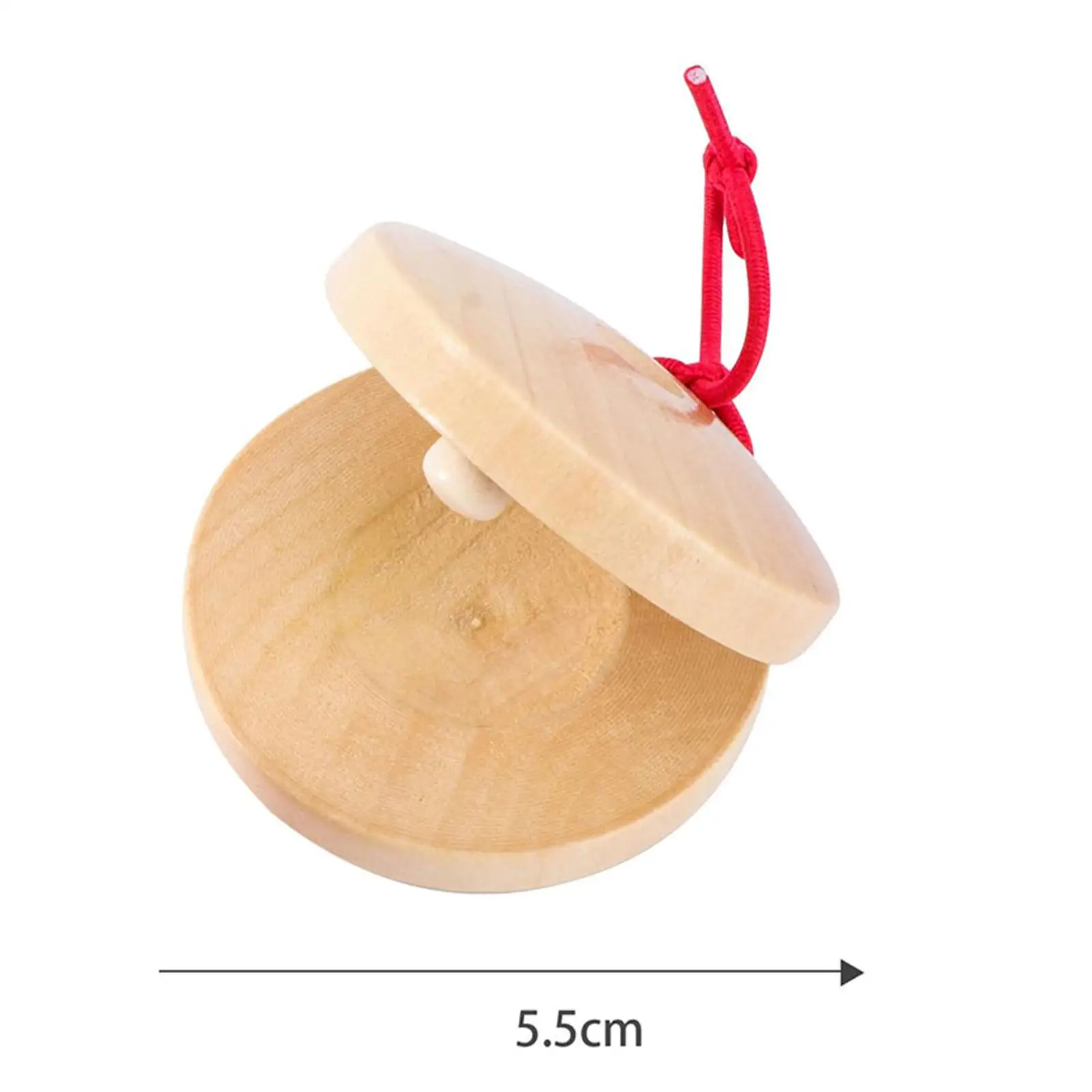 Wooden Castanets, Musical Castanets Development Toys, Percussion Instrument Rhythm Toys for Baby, Kids, Children