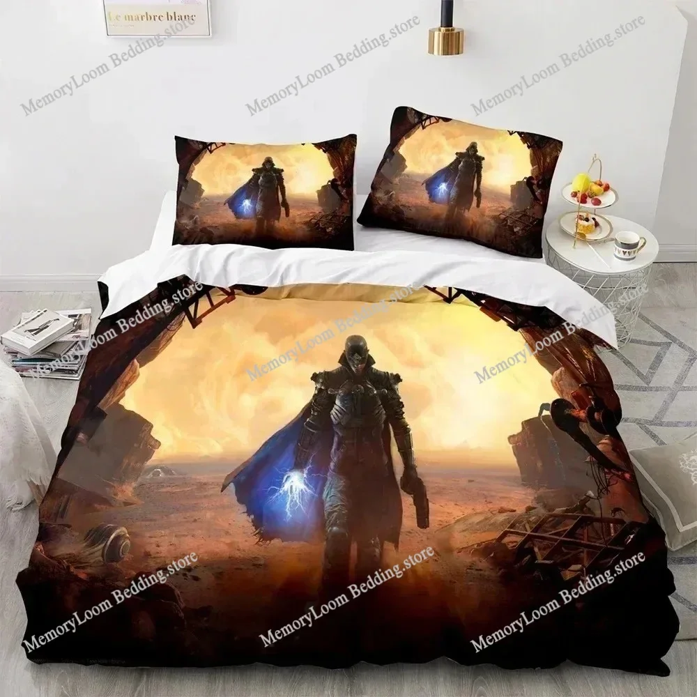 

Game Cool Witchers Bedding Set Boys Girls Twin/Queen/King Size Duvet Cover Pillowcase Bed Kids Adult Cozy Soft Home Textile