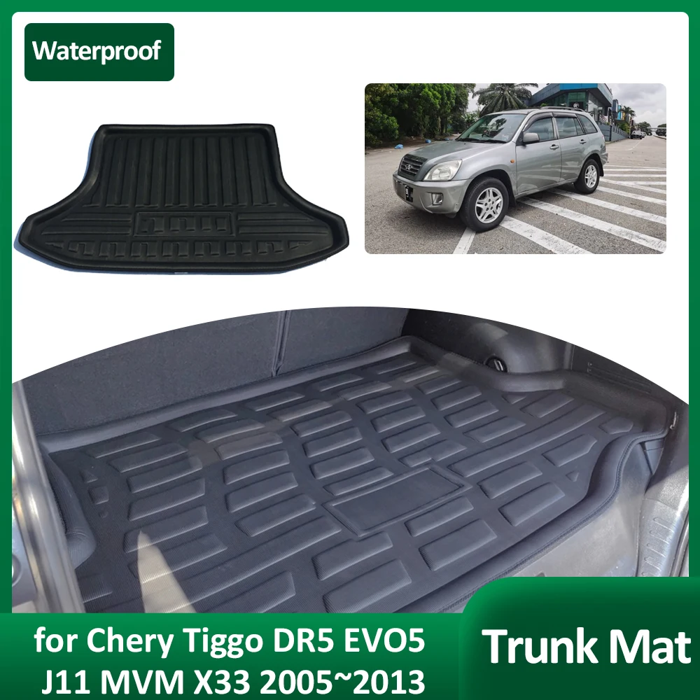 

Car Trunk Mat for Chery Tiggo DR5 EVO5 J11 MVM X33 2005~2013 Tray Waterproof Luggage Cargo Boot Pad Liner Cover Rug Accessories