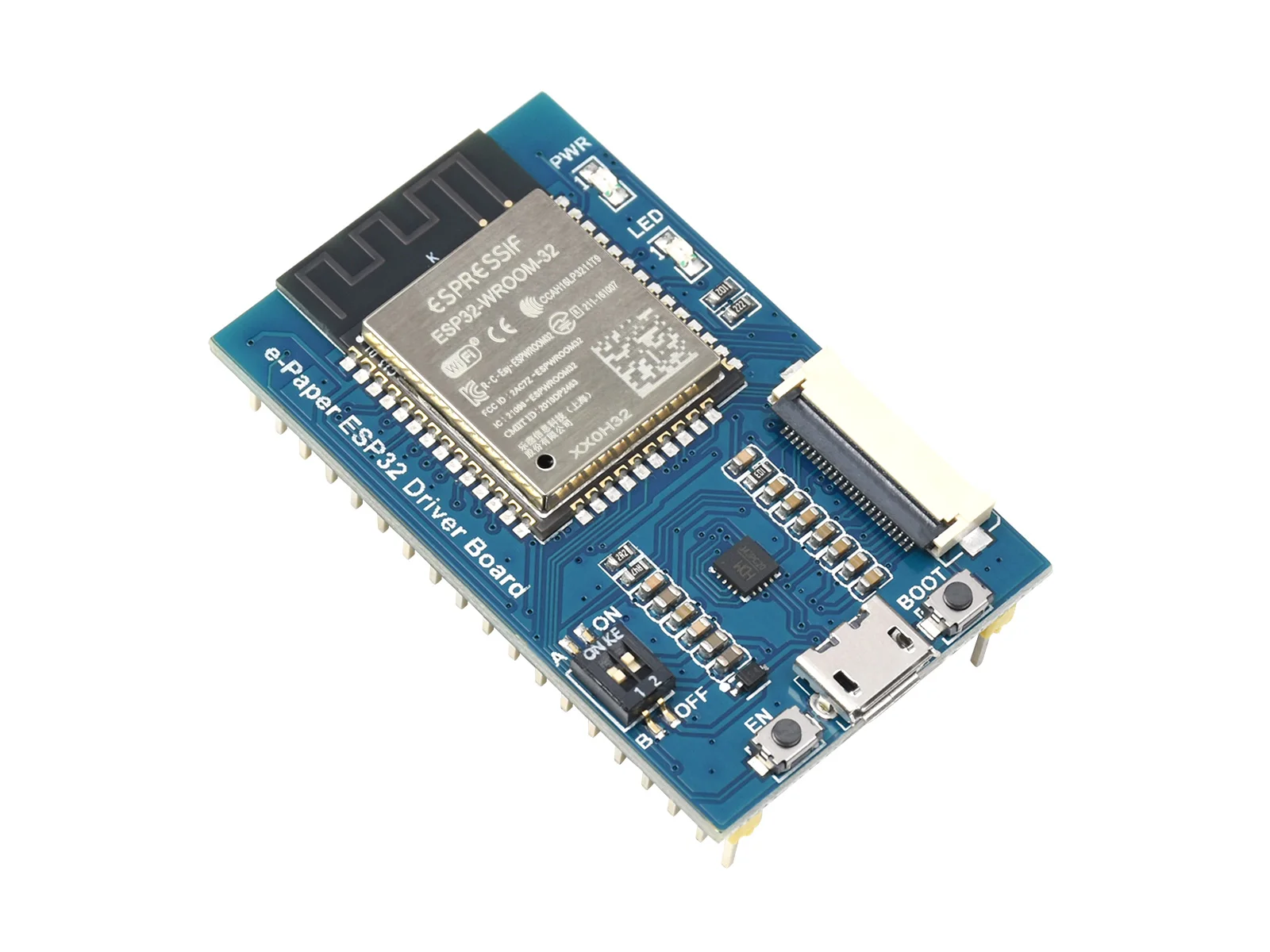 Waveshare ESP32 Epaper Driver Board for Waveshare SPI e-Paper raw panels WiFi / Bluetooth Wireless compatible, SPI for Arduino