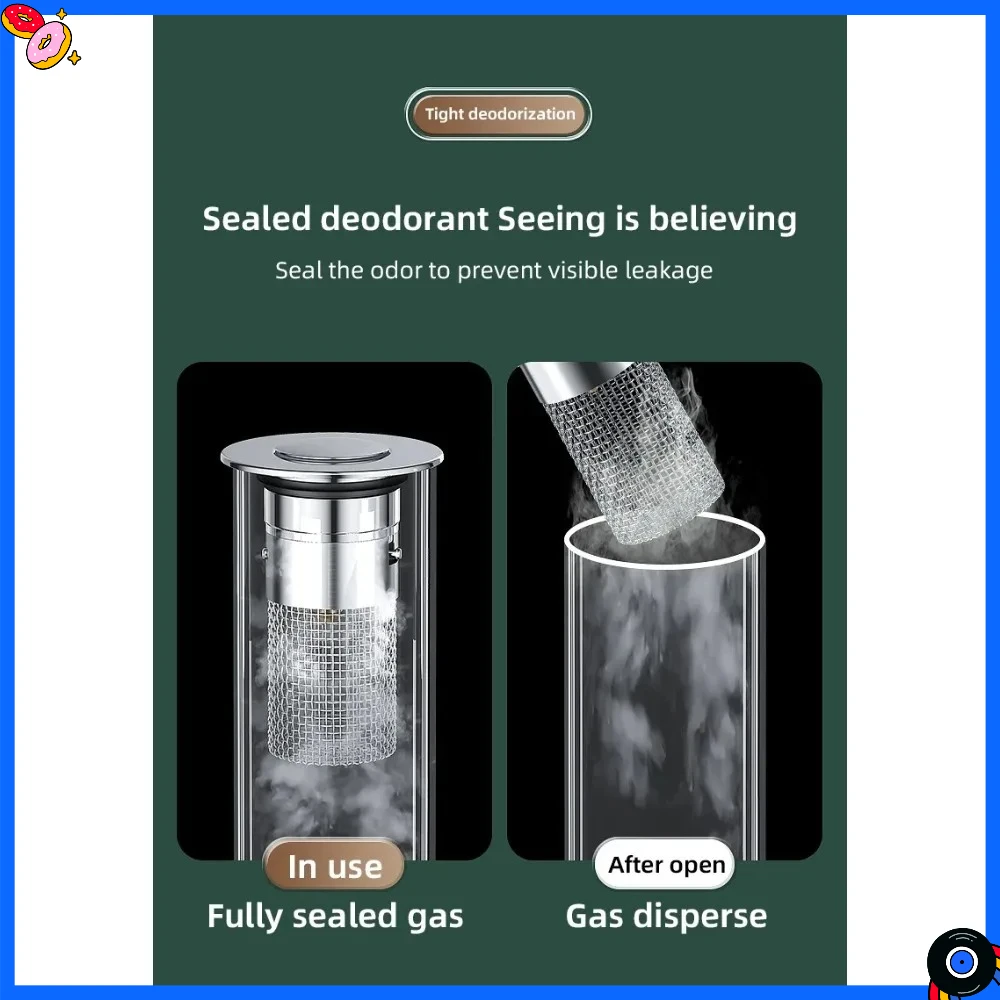 

new 1PCS Washbasin Leak Plug, Stainless Steel Odor Proof Bouncing Core, Press Type Sink Drain, Universal Accessory for Washbasin