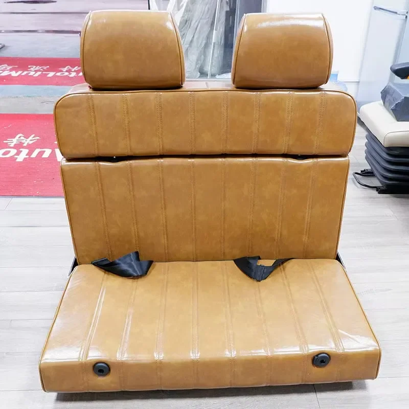 Universal Leather Folding Car Seat for Ford Transit Waterproof Camping Stool Increases Trunk Space Two Way Ride Durable Lathe