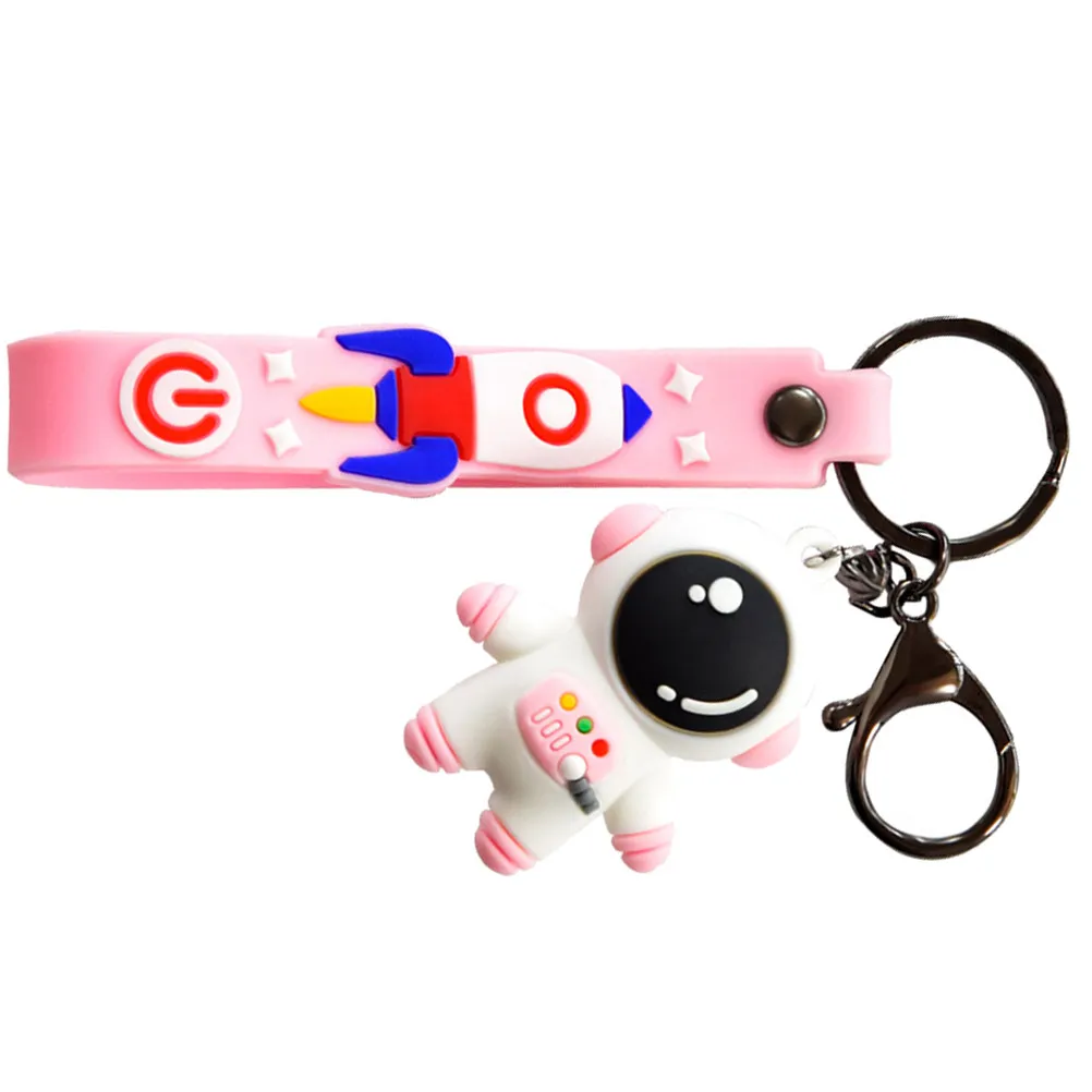 Astronaut Keychain Set Cute Cartoon Spaceman Bag Pendant for Keys Backpacks Room Decor Gift
