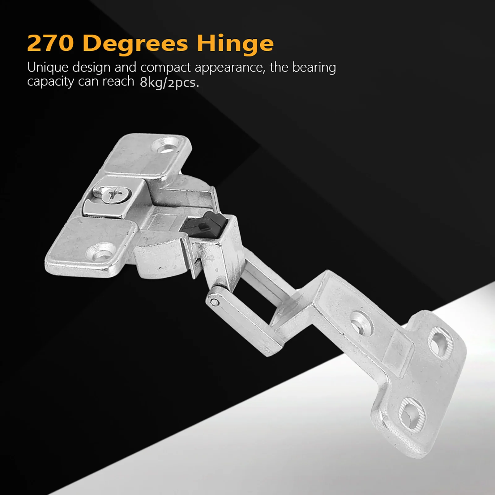

Zinc Alloy Hinge 270 Degrees Zinc Alloy Furniture Door Folding Hinge Fixing Accessories Hinge