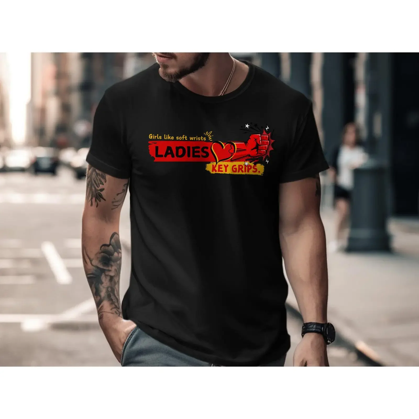 Funny Ladies Love Key Grips T Shirt for Film Crew TV Production Filmmaker Casual vintage Washed fashion Top For Everyday Wear