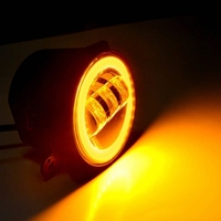 2PCS 4Inch Round Led Fog Lights 30W 6000K White Halo Ring DRL Off Road Fog Lamps For Jeep Wrangler JK TJ LJ Dodge Journey