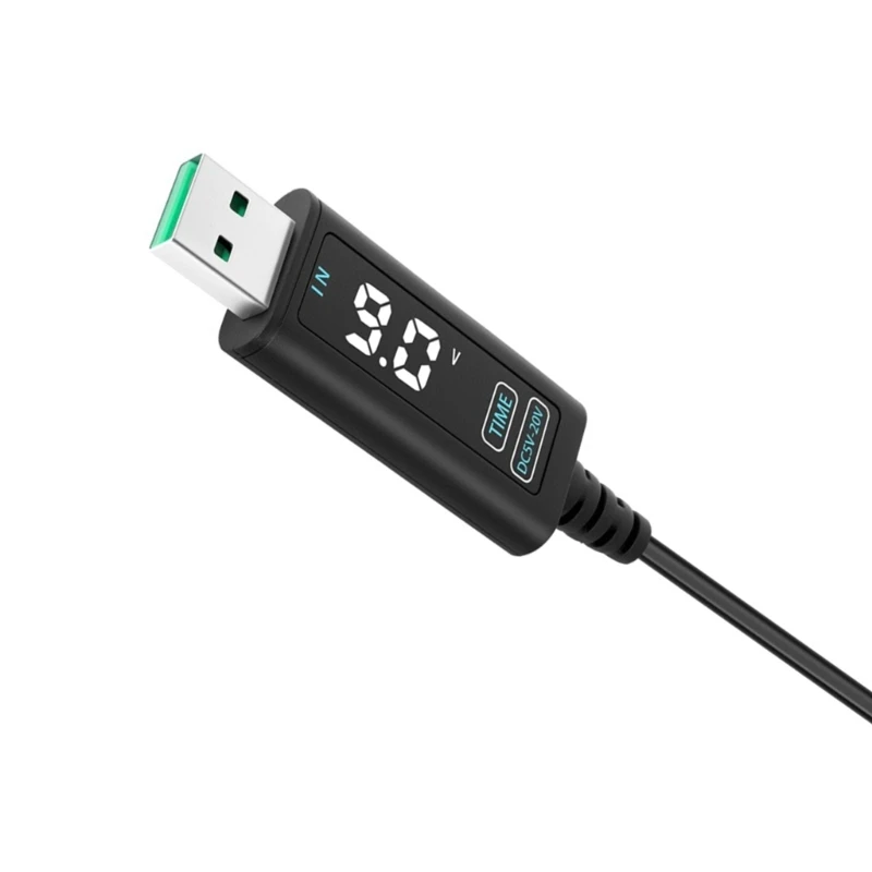 كابل شحن سريع السرعة DC5.5mm 5 فولت 12 فولت 20 فولت تعديل لأجهزة متعددة نقل البيانات السريع USB/النوع C اختياري 896C