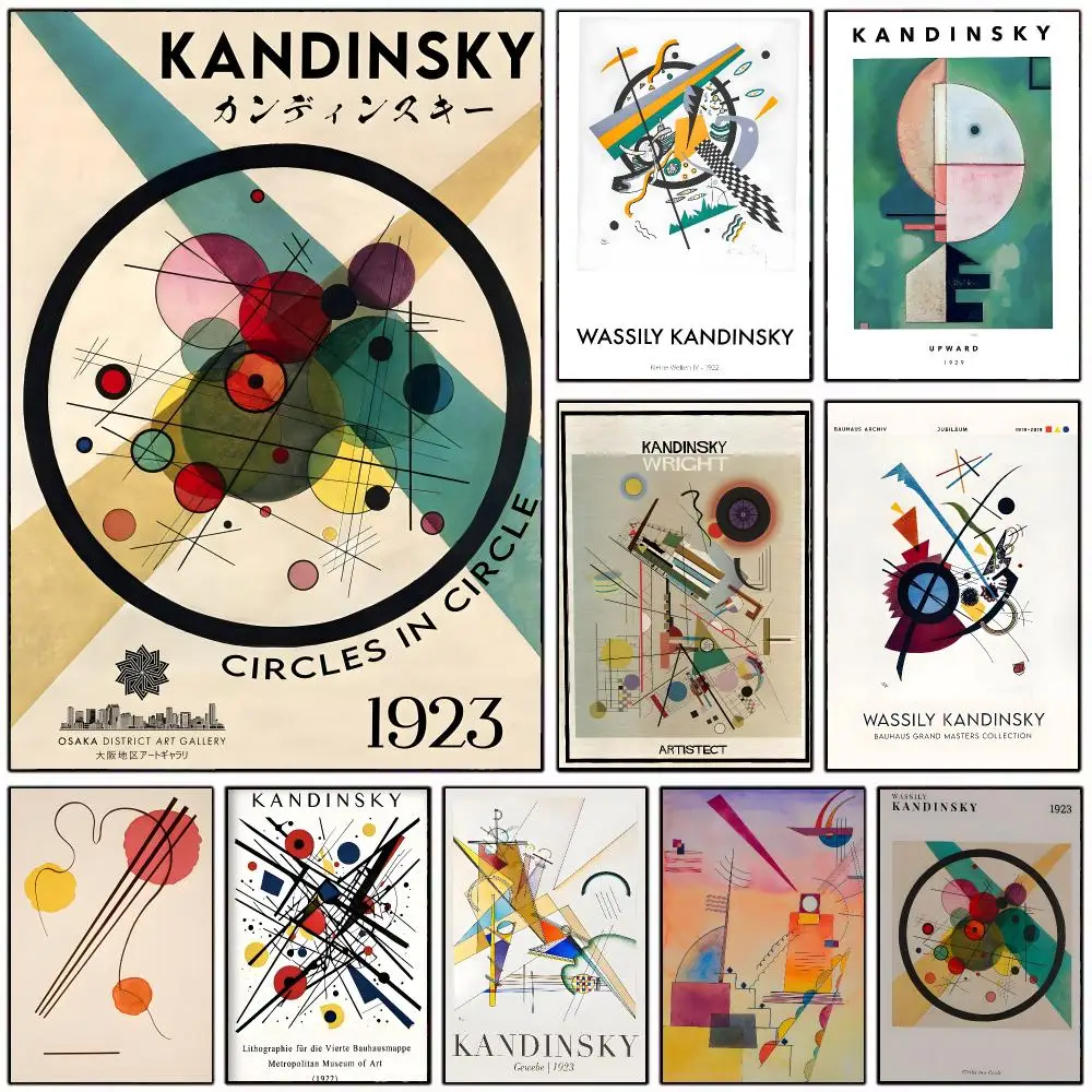 Art Master W-Wassily Kandinsky Poster Wall Art Print Decorative Mural Home Decor Gift Unframed