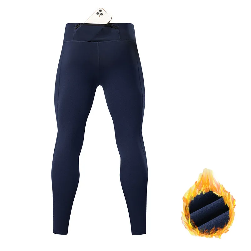 Verano primavera otoño hombres mallas para correr gimnasio pantalones de bolsillo masculino baloncesto fútbol Fitness ejercicio deporte mallas largas 16