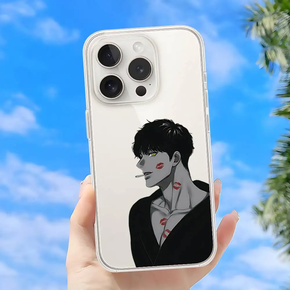 Custodia per telefono B-Bj-A-Alexs per IPhone 17 16 15 14 Plus 13 12 11 Pro Max Cover posteriore per telefono trasparente