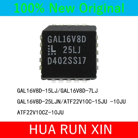 100% New GAL16V8D-15LJ GAL16V8D-7LJ GAL16V8D-25LJN ATF22V10C-15JU -10JU ATF22V10CZ-10JU Chipset