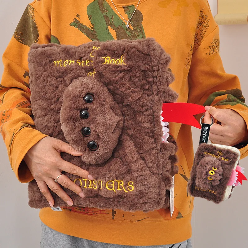 Hugkis Harry Potter Monster Book Plush Peripheral Monster Book Pillow Pillow Harry Potter Fans Birthday Gift Toy