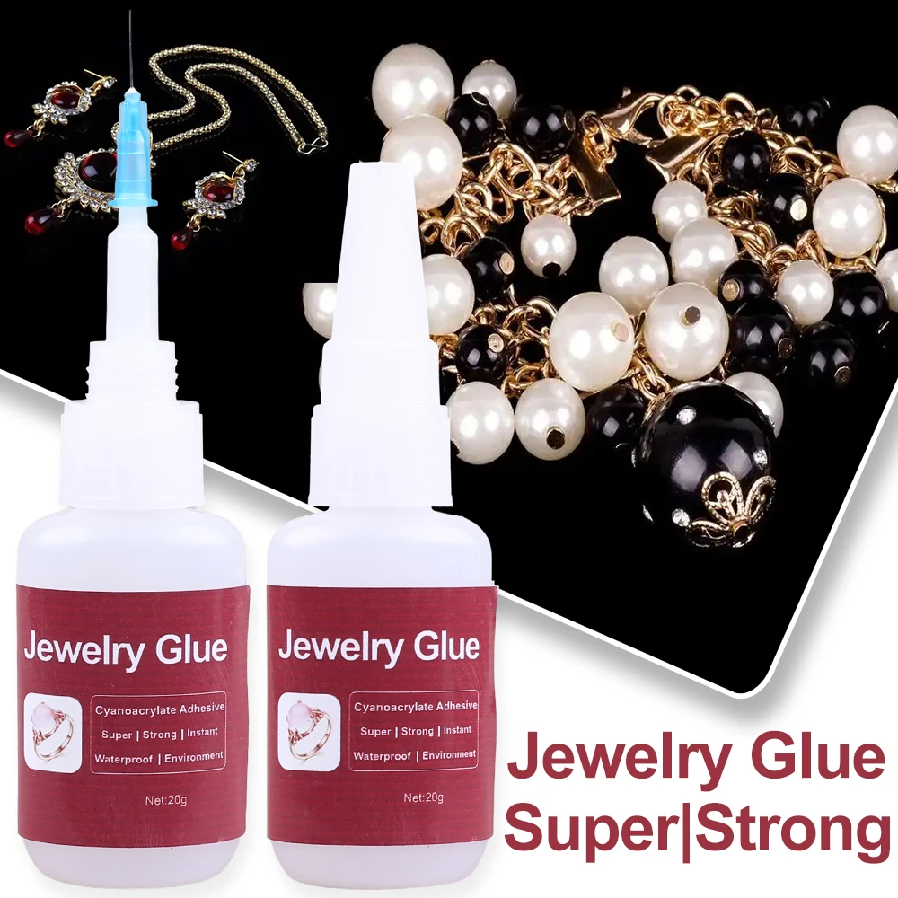 20g 10g All-purpose Super Glue Powerful Jewelry Gemstone Rings Extra Strong Instant Adhesive Seconds Cyanoacrylate 502 DIY Craft