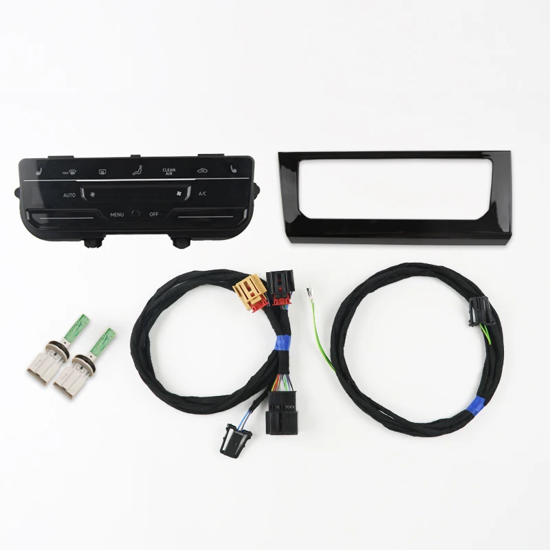 

Для VW Jetta MK7 ЖК-сенсорная панель кондиционера, автоматический переключатель кондиционера и рамка Piano Black