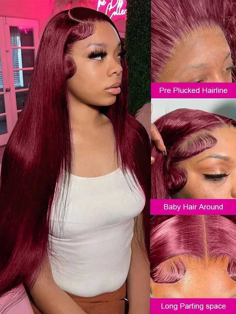 99j Bordo 30 36 İnç Düz 13x6 H - Lace Front Wig incelemesi ve fiyatı