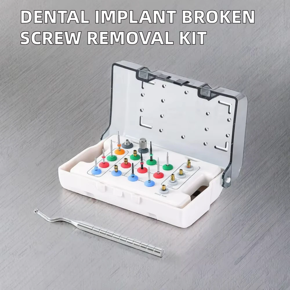 Plastic Manual Dental Fixture Broken Screw Removal Kit Repair Universal Repair Tool