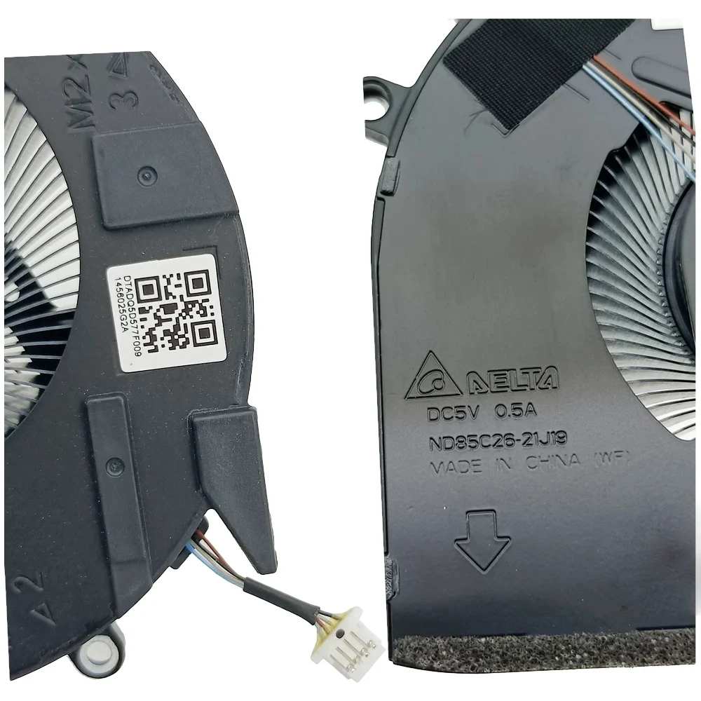 Imagem -02 - Ventilador de Refrigeração para Cpu Portátil para hp Victus 15-fa fb 15-fa0031dx 15-fb0028nr Tpn-q278 Tpn-q279 15-fa Fa0000 Fa0031tx Fa0032tx