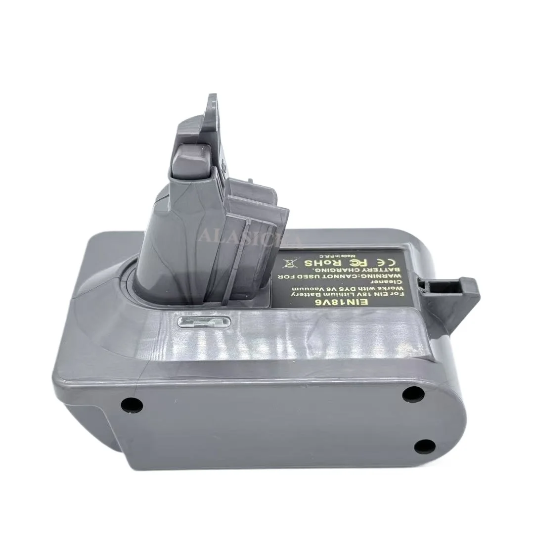 Nueva versión, adaptador EIN18V6 para batería de iones de litio Einhell de 18V, convertir a batería Dyson V6, para funcionar para aspiradoras de la serie V6