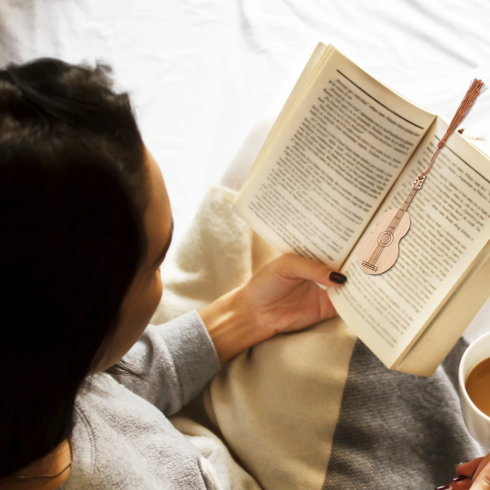 4pcs Guitar Bookmarks Musical Instruments Student Supplies Creative Creative Bookmark Reading Accessories Gifts