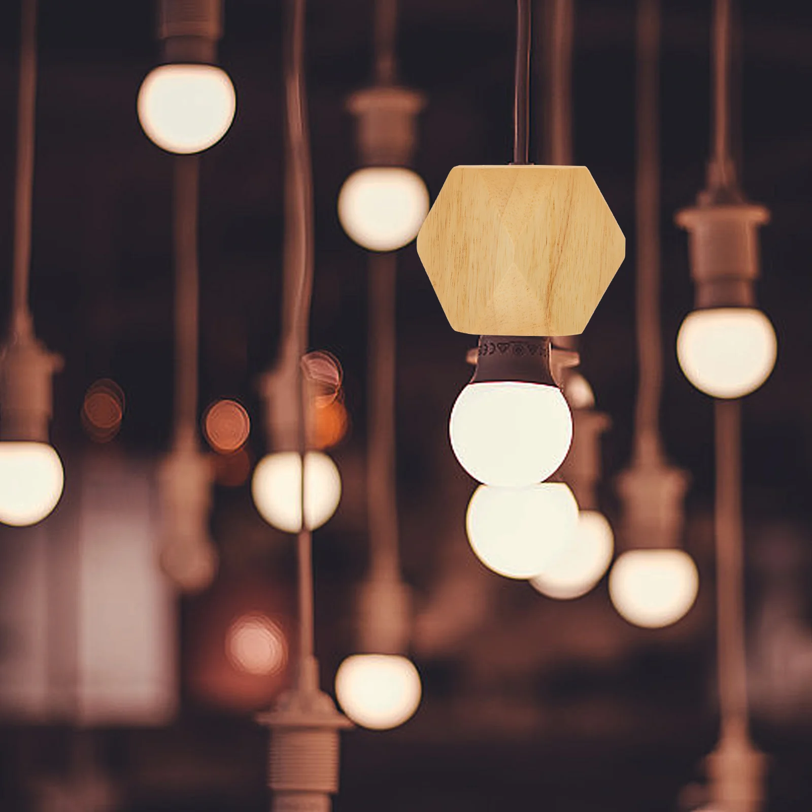 

Wooden E27 Lamp Base Pendant Light Socket DIY Lighting Fixtures Decorative Bulb Holder Modern Home Decor Lamp Socket Replacement