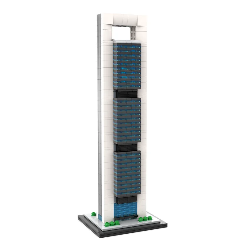 Custom MOC Building Block Toy Skyscraper Series model 1027pcs Creative holiday gift for everyone