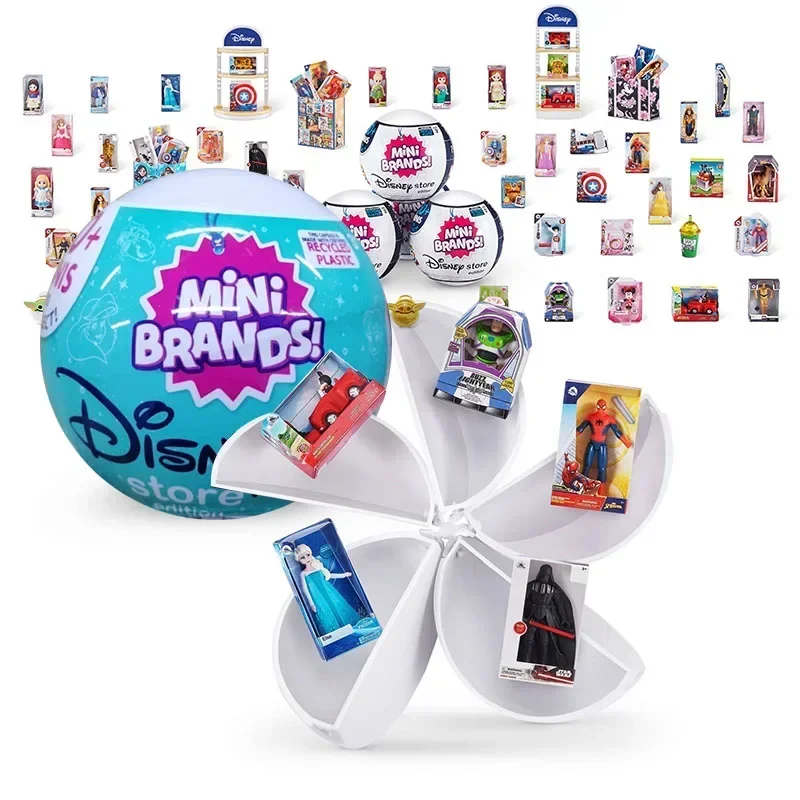 5 Surprise Ball Mini Brands Supermarket Shopping Scene Miniature Gashpon Capsule Toy Figurines Collection Kids Birthday Gifts