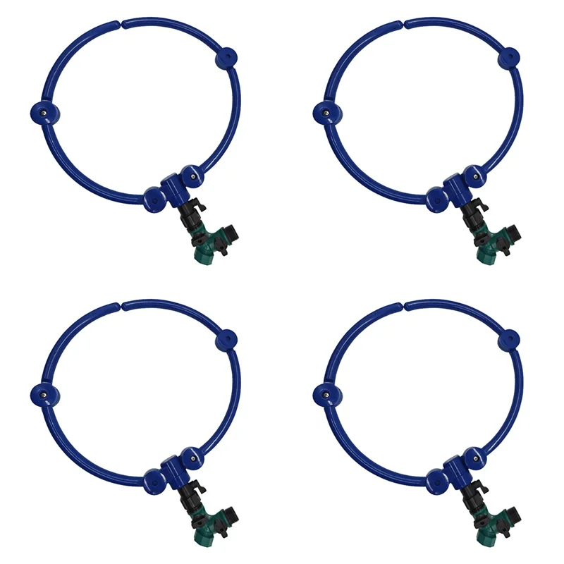 

ABFI 4X 360°Tree Water System Tree Root Watering Tool, Ring Circle Sprinkler Irrigation System Targeted Water For Little Tree