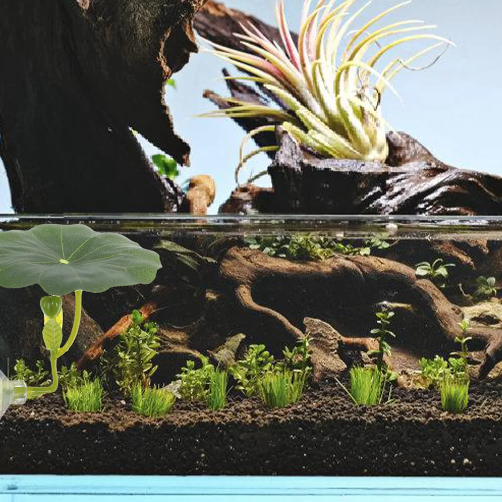

2Pcs Betta Fish Leaf Hammock Artificial Lotus Leaves High Simulation Betta Bed Leaf for Resting Hiding Breeding Fish Tank Decor