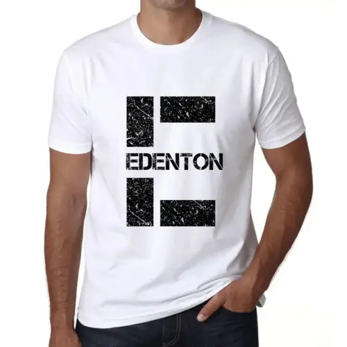 Herren Grafik T-Shirt Edenton Öko-Verantwortlich Vintage Jahrgang Kurzarm