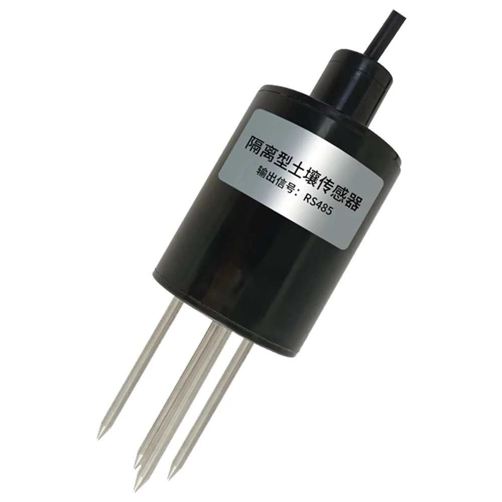 Soil Temperature and Humidity Sensor Agricultural Water Conductivity EC RS485 Soil Nitrogen Phosphorus and Potassium Detector