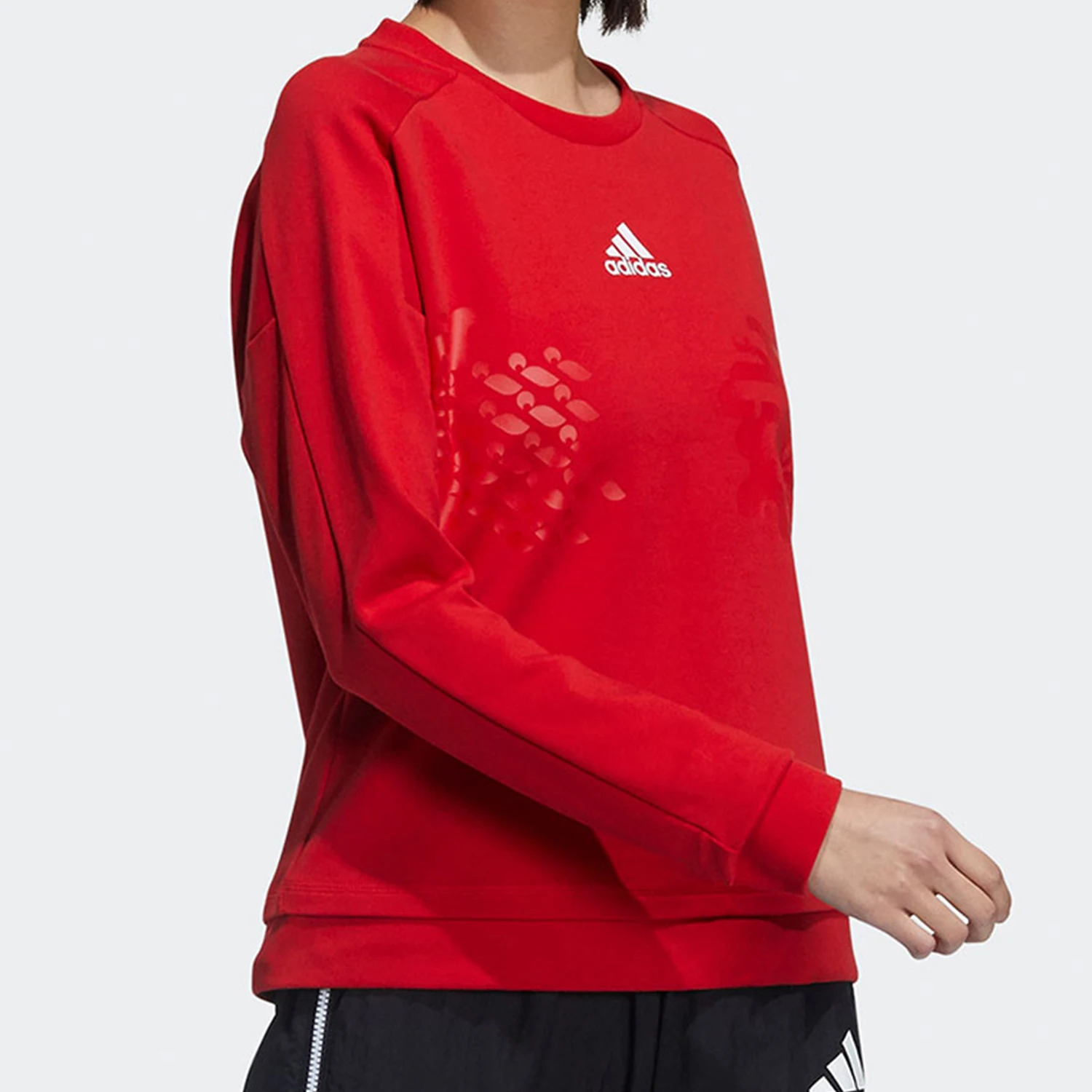 Adidas Originals CNY SWEAT Women's Round Neck Fashion Long Sleeve Sweatshirt GP0708