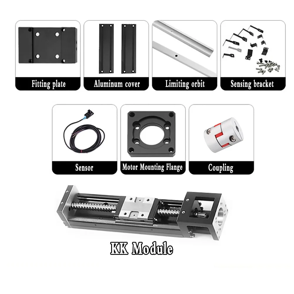 KK60/KK86 Linear Moving Module,High Precision Sliding table ,5/10