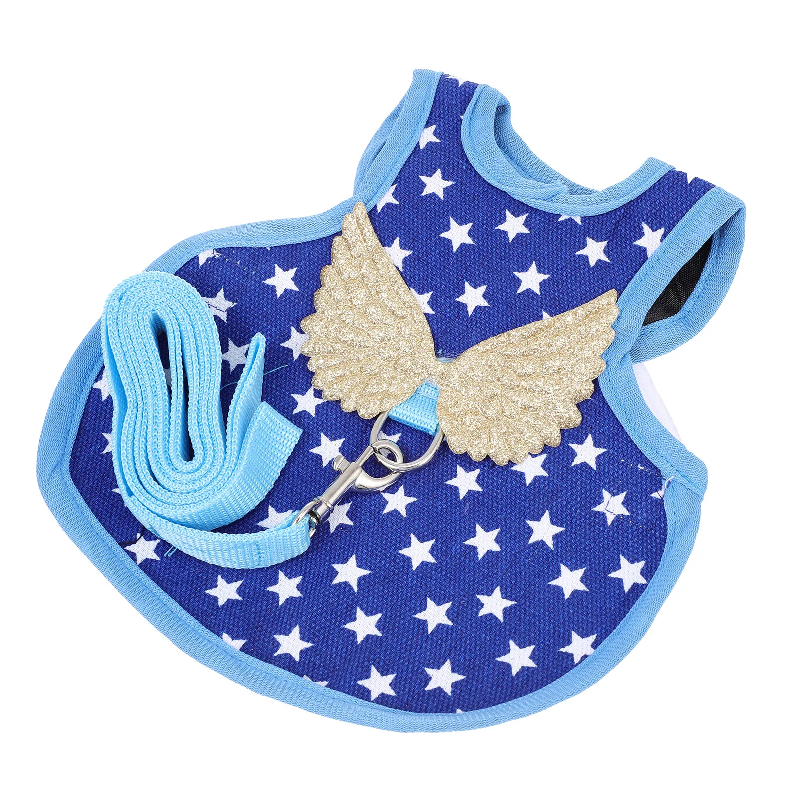 

Duck Harness Chicken Vest Wear-resistant Blue Polyester Large Size Durable Leash Pet Chicken Walking Outdoor Activity