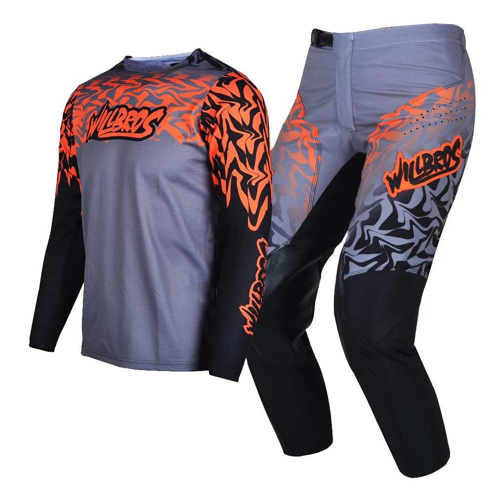 MX Combo Jeugd Jersey Broek Motocross Kid Kind Outfit Enduro Off Road Willbros Pak Jongen Meisje Fietsen Reizen Outdoor Kits