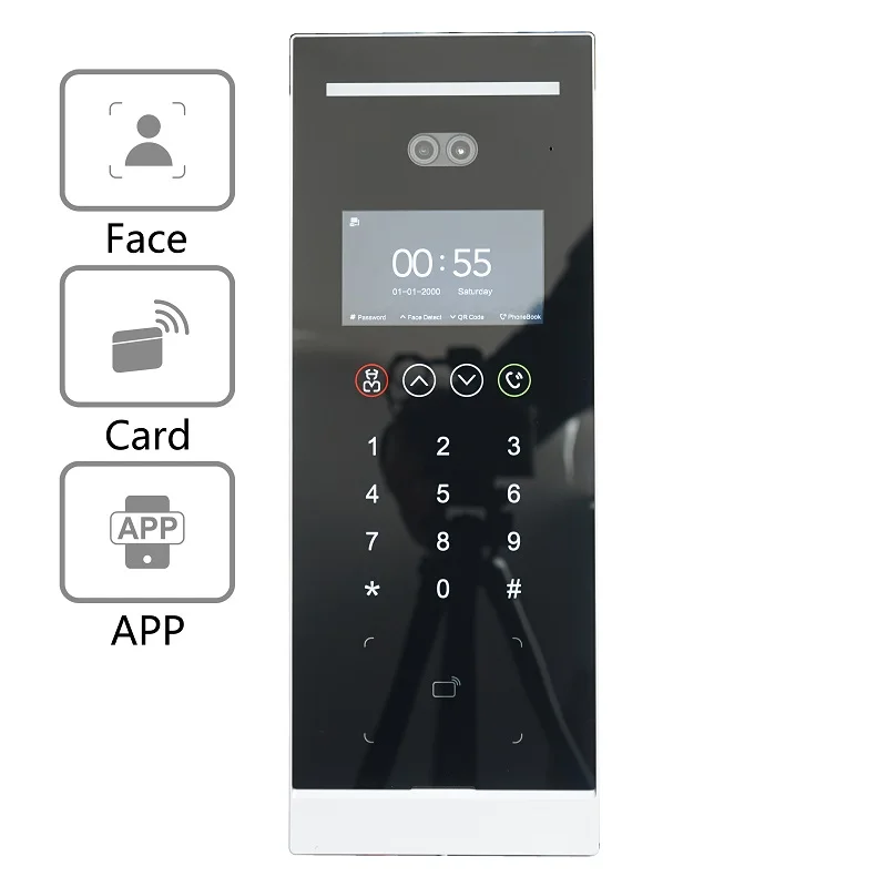 DH Multi-language Apartment IP Video Intercom VTO6531H IP Outdoor Station,support RFID door phone,SIP Doorbell