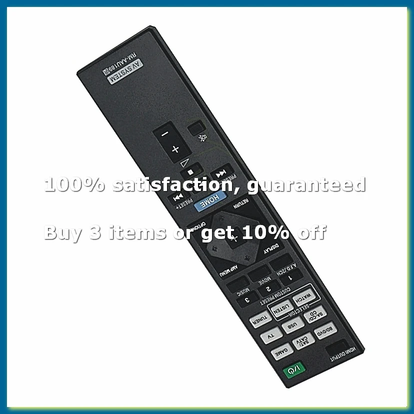 RM-AAU189 Replace Remote Control for STR-DN850 STR-DN1050-A32R